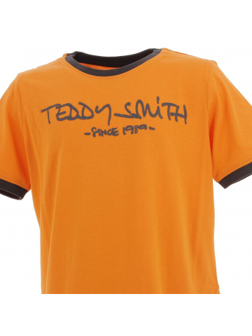 T-shirt ticlass orange garçon - Teddy Smith