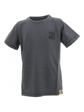 T-shirt slim old gris garçon - Teddy Smith