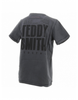 T-shirt slim old gris garçon - Teddy Smith