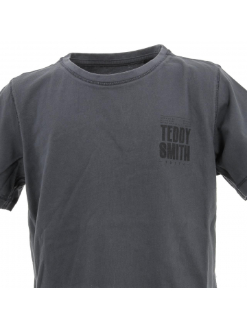 T-shirt slim old gris garçon - Teddy Smith