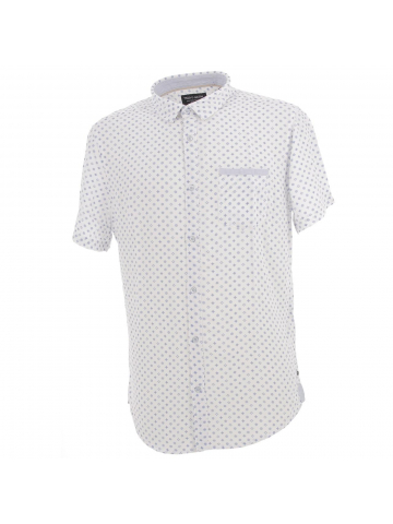 Chemise manches courtes eldin blanc homme - Teddy Smith