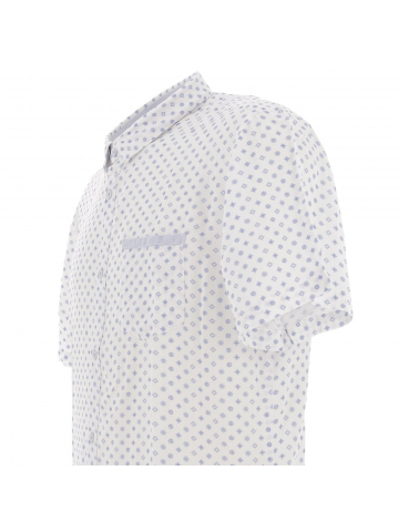 Chemise manches courtes eldin blanc homme - Teddy Smith