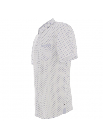 Chemise manches courtes eldin blanc homme - Teddy Smith