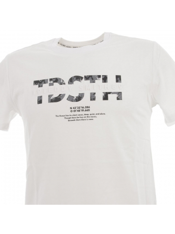 T-shirt altino blanc homme - Teddy Smith