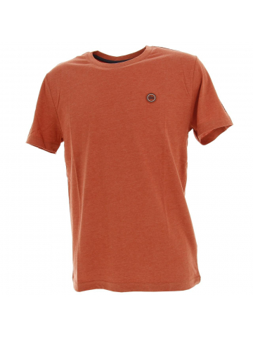 T-shirt uni pieretee ocre rouge homme - Tbs