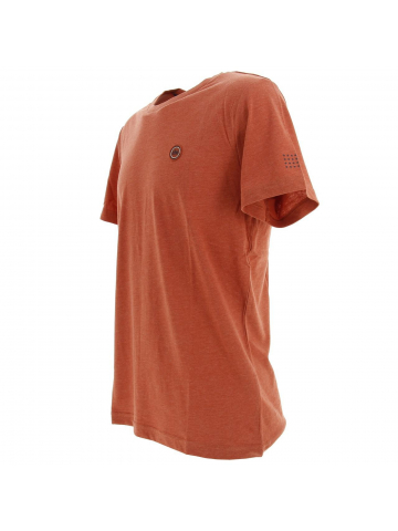 T-shirt uni pieretee ocre rouge homme - Tbs