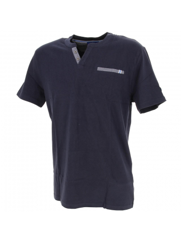 T-shirt coton bio samba bleu marine homme - Tbs