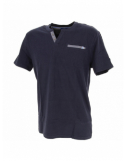 T-shirt coton bio samba bleu marine homme - Tbs