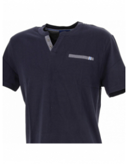 T-shirt coton bio samba bleu marine homme - Tbs