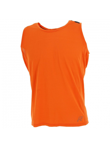 Débardeur de running mellois orange homme - Rukka