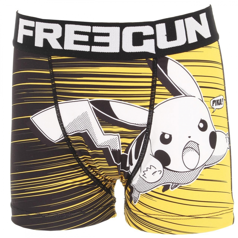 Boxer pokémon jaune garçon - Freegun