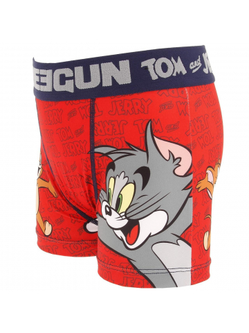 Boxer tom et jerry rouge garçon - Freegun