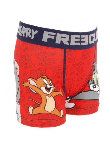 Boxer tom et jerry rouge garçon - Freegun