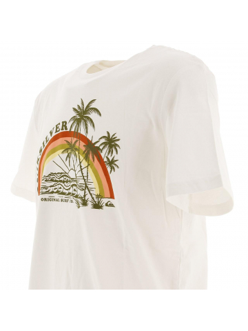 T-shirt sunset reflect blanc homme - Quiksilver