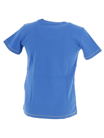 T-shirt los angeles call bleu garçon - Guess