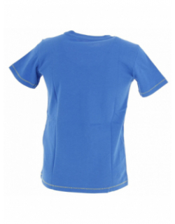 T-shirt los angeles call bleu garçon - Guess