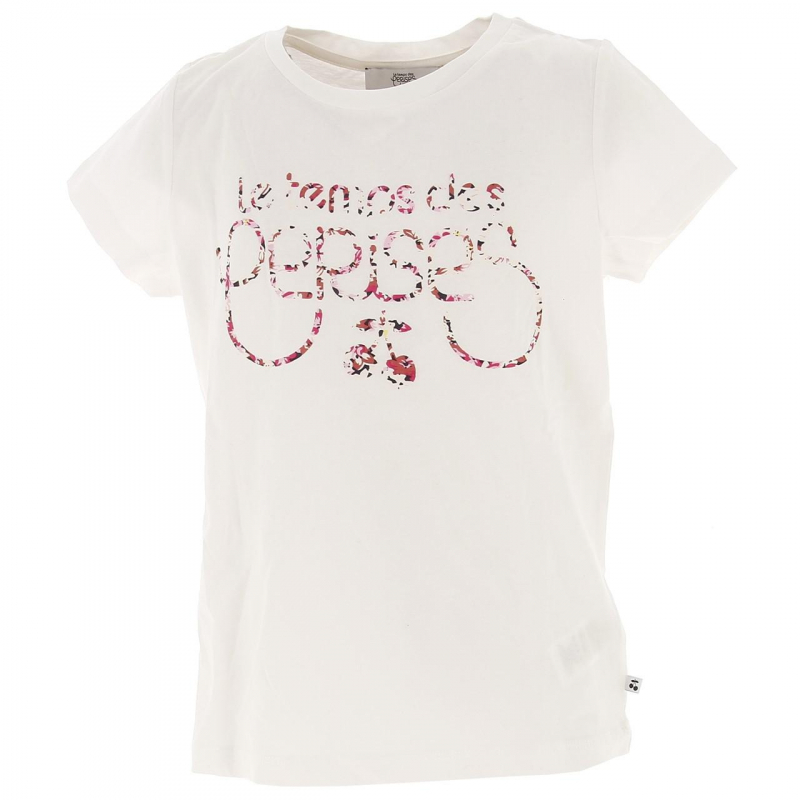 T-shirt doli blanc fille - Le Temps Des Cerises