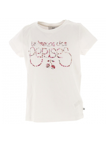 T-shirt doli blanc fille - Le Temps Des Cerises