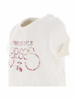 T-shirt doli blanc fille - Le Temps Des Cerises