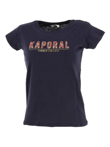 T-shirt leoni bleu marine fille - Kaporal