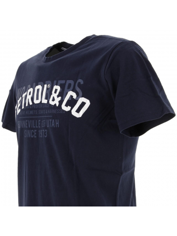 T-shirt tsr634 bleu marine homme - Petrol Industies