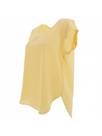 T-shirt vic straw jaune miel femme - Only