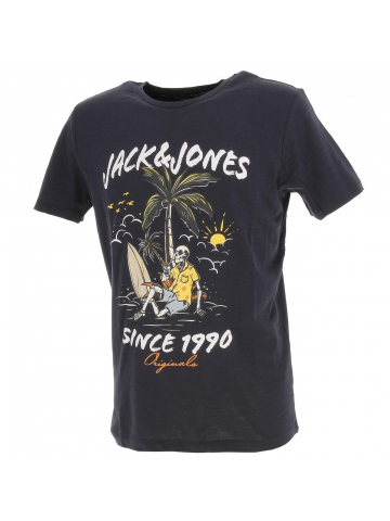 T-shirt venice bones bleu marine homme - Jack & Jones