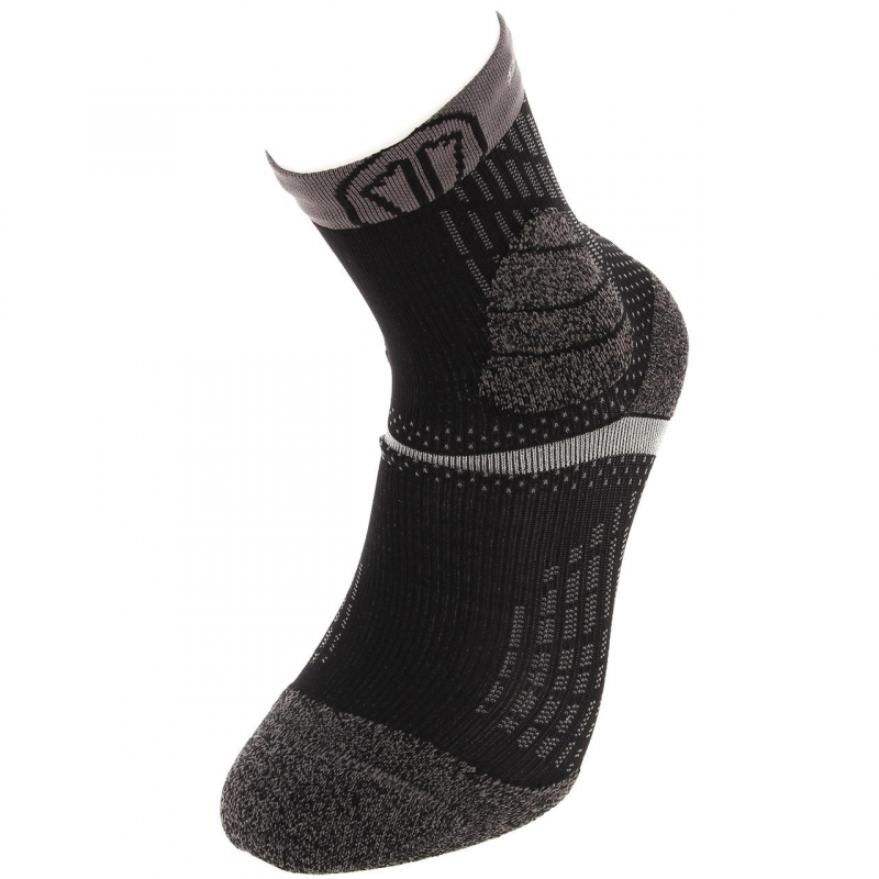 Chaussettes trail protect réflechissantes noir - Sidas