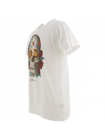 T-shirt calavera colors écru homme - Deeluxe