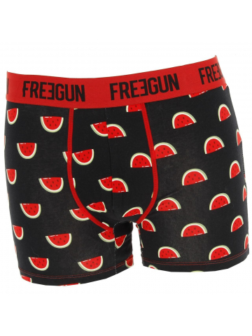 Pack 2 boxers coton bio act2 noir homme - Freegun