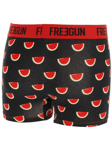 Pack 2 boxers coton bio act2 noir homme - Freegun