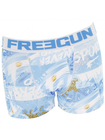 FREEGUN Boxer Homme Coupe du Monde, Caleçon Homme Stretch et