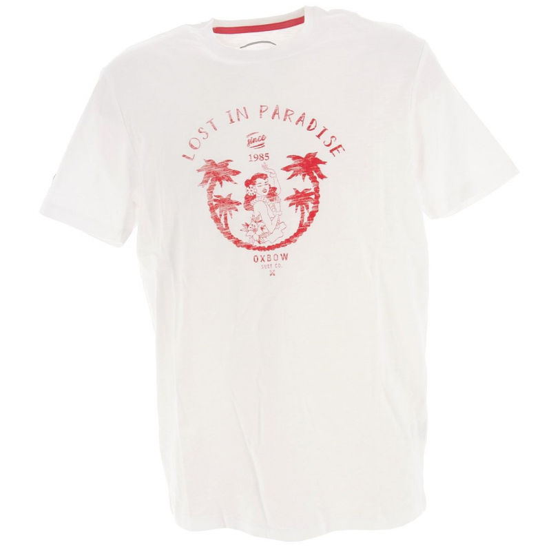 T-shirt ticalo blanc homme - Oxbow