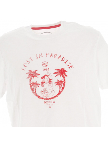 T-shirt ticalo blanc homme - Oxbow