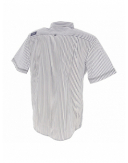 Chemise manches courtes stripes blanc homme - Oxbow