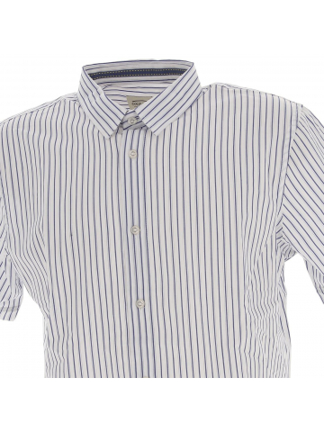 Chemise manches courtes stripes blanc homme - Oxbow