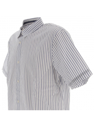 Chemise manches courtes stripes blanc homme - Oxbow