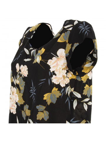 T-shirt vic flower noir femme - Only