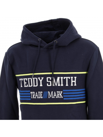 Sweat à capuche maxime bleu marine homme - Teddy Smith