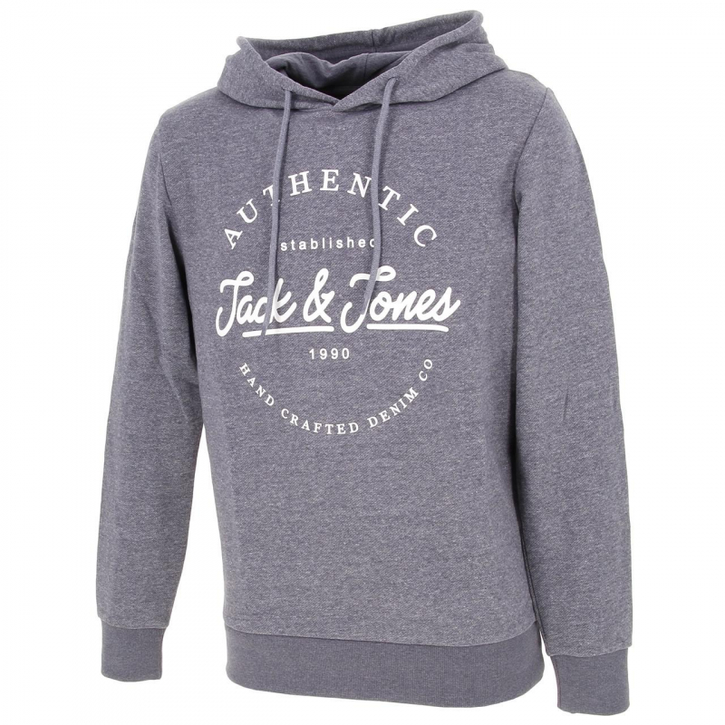 Sweat à capuche dusty gris homme - Jack & Jones