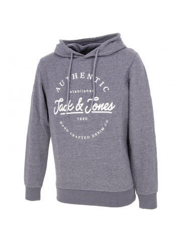 Sweat à capuche dusty gris homme - Jack & Jones