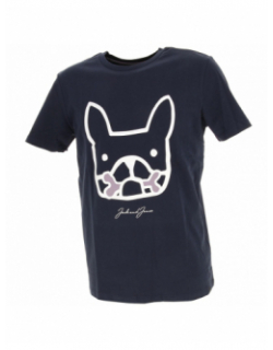 T-shirt mate dog bleu marine homme - Jack & Jones