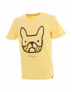 T-shirt mate dog jaune homme - Jack & Jones
