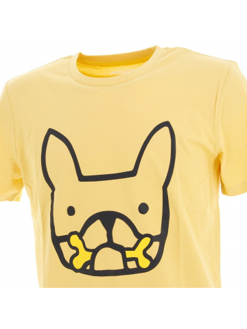 T-shirt mate dog jaune homme - Jack & Jones