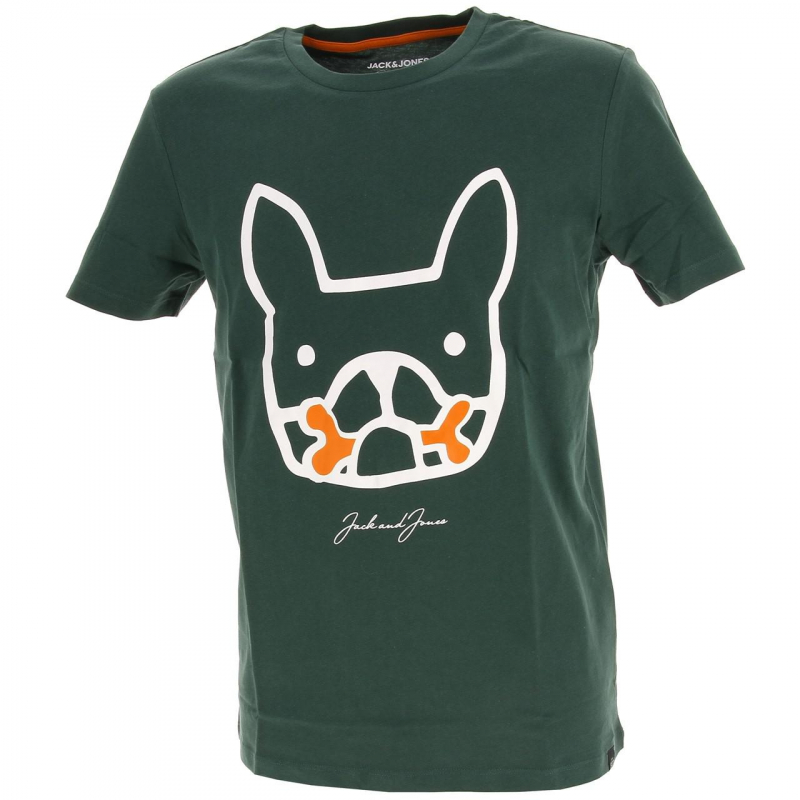 T-shirt mate dog vert homme - Jack & Jones