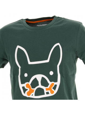 T-shirt mate dog vert homme - Jack & Jones