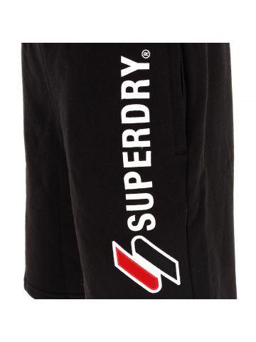 Short sportstyle logo noir homme - Superdry