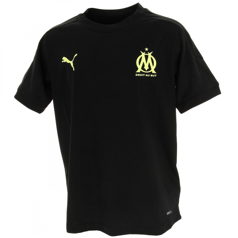 T-shirt de sport olympique marseillais noir enfant - Puma