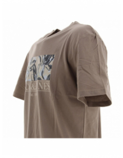 T-shirt flower branding marron homme - Jack & Jones