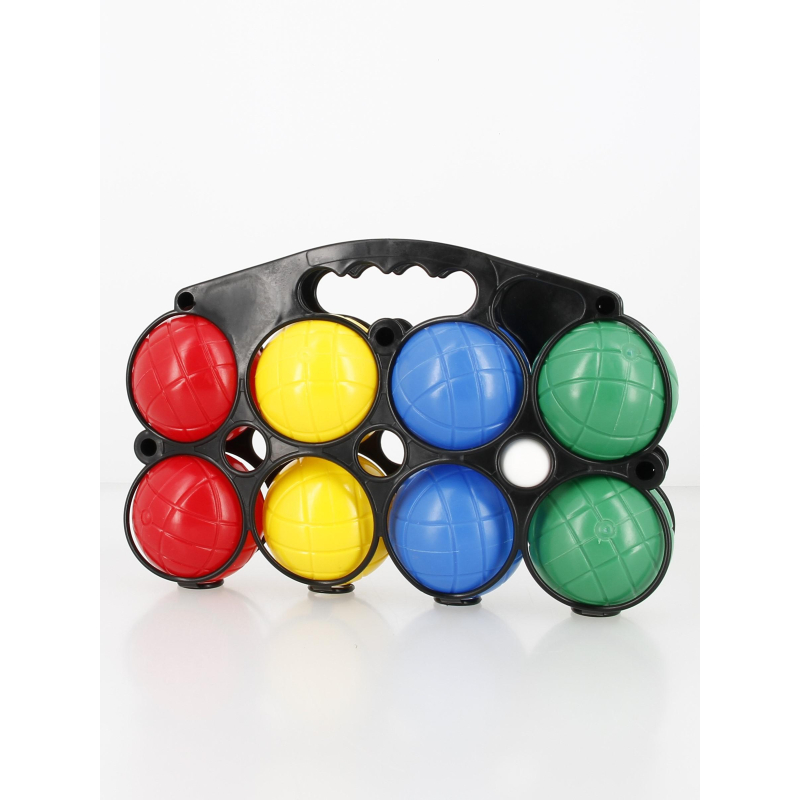 Pack de 8 boules de pétanque plastique multicolore - Sport & Fun
